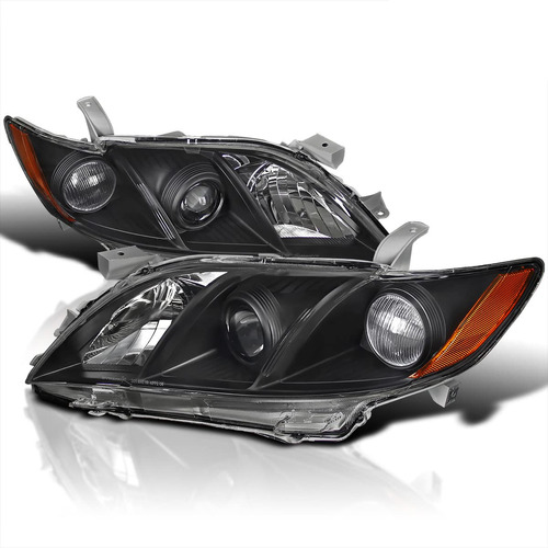 Spec-d Tuning Faro Delantero Proyector Negro Reflector Ambar