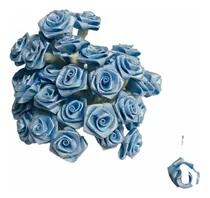 Comprar Ramo Rococo Celestes Flores Artificiales X60 (1,3cm) Rosas