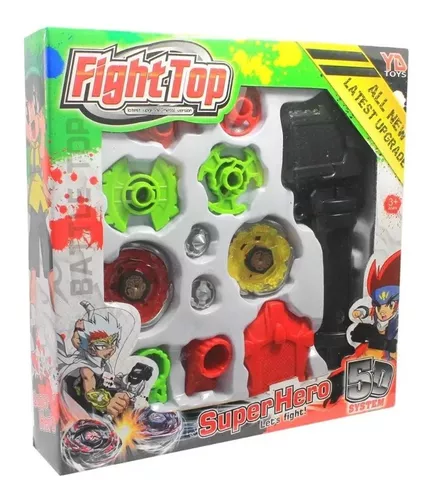 Kit Beyblade Metal 5d Brinquedo 4 Peões Led Toys - Carrefour