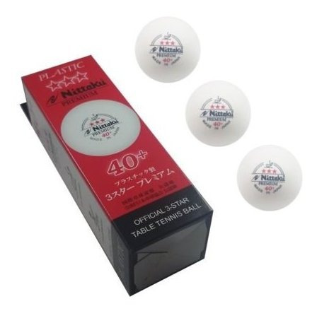 Nittaku  Premium 40 + Pelota Tenis Mesa Ittf Aprobado 3 Bola