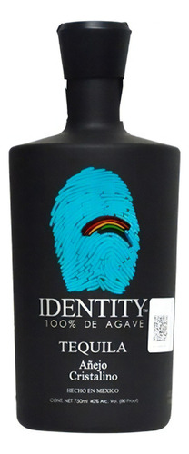 Tequila Identity Añejo Cristalino 750ml