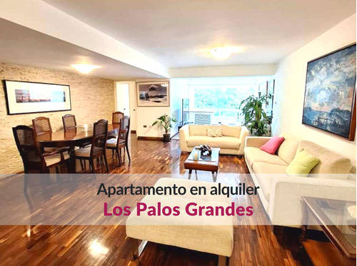 Apartamento En Alquiler En Los Palos Grandes Actualizado Y Amoblado