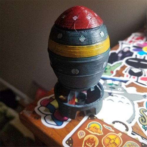 Mini Caja De Almacenamiento De Bomba Nuclear, Figura De Resi