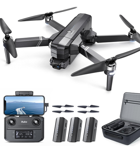 Dron F11gim2 Con Cámara 4k Y Retorno Automático Gps Negro