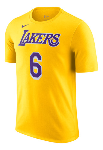 Playera Nike Nba Los Angeles Lakers Para Hombre