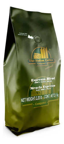 Café En Grano Tostado Mezcla Espresso 1kg