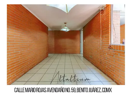 Casa En Venta Calle Mario Rojas Avendaño No. 59, Independencia, Benito Juárez, Cdmx. Vg5-di