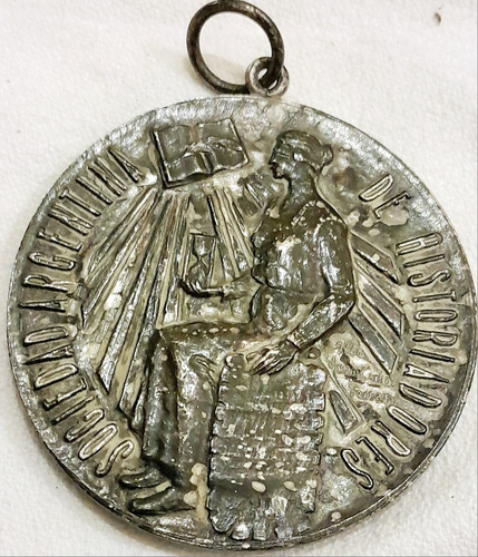Medalla Sociedad Argentina De Historiadores 1985 50 Mm