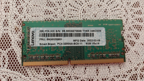 Memoria Ram Ddr4 3200mhz 4gb Smart Notebook Sodimm (Usado)