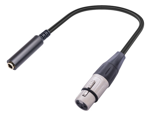 Cable Xlr A 1/4, Xlr Hembra Balanceado A 1/4 De Pulgada Hemb