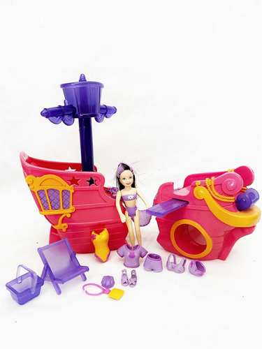 Polly Pocket Barco Pirata