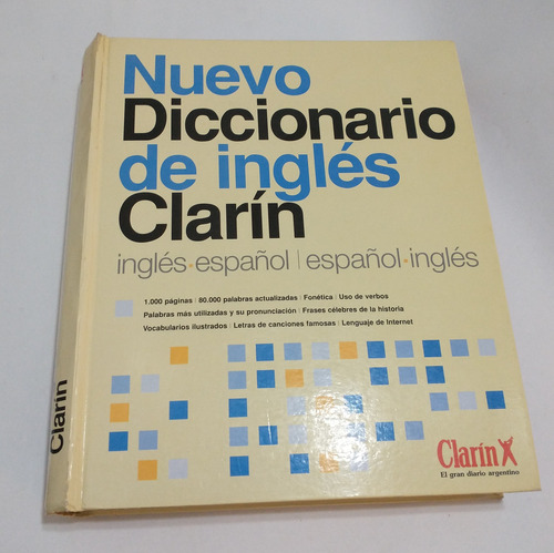 Nuevo Diccionario De Inglés Clarín 