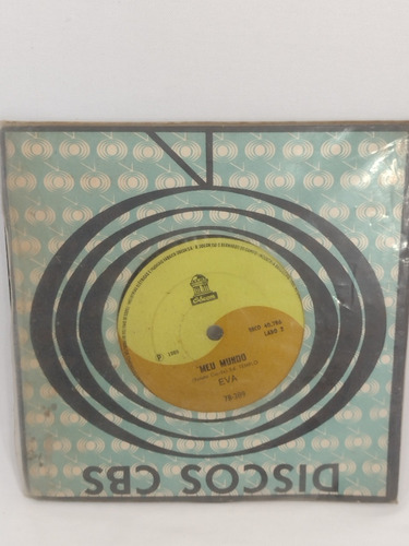Compacto Simples Vinil Evinha Eva Cantiga Por Luciana 1969 (Usado)