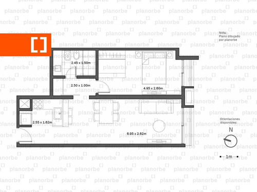 Venta De Apartamento Obra Construcción 1 Dormitorio En Pocitos Nuevo, More Echevarriarza Unidad 301
