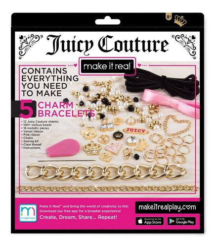 Make It Real - Juicy Couture Chains & Charms. Diy Charm Brac