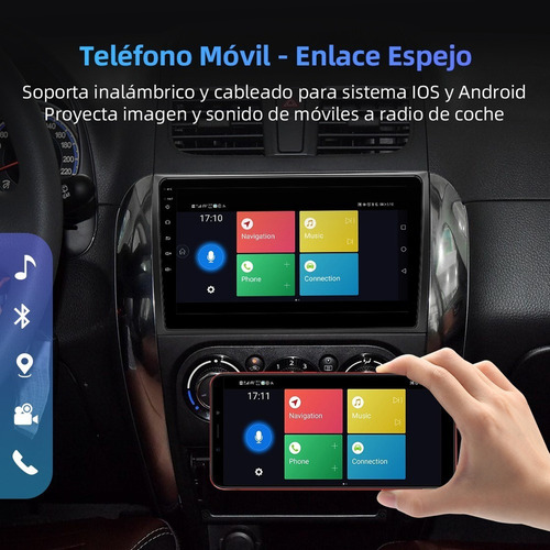 Isudar Estéreo 1+32g Android Para Suzuki Sx4 2005-2016 Gps