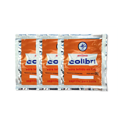 Anilina En Frio Colibri X 20 Grs x unidad. Color A Eleccion