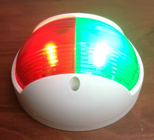 Luz Navegacion Led Vertical Rojo Verde Bote 2 Nm