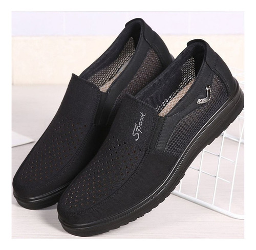 Zapatos Cómodos Informales Malla Con Suela Suave Para Hombre