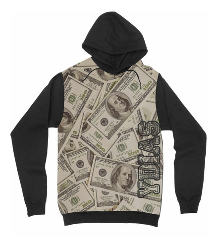 Blusa Moletom Gangsta Puzzle Money Hiphop Dollar Tbl Inverno