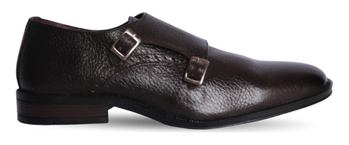 Zapato De Vestir Piel Doble Hebilla Alexander Mcpaul 3030