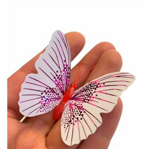 36 Mariposas 3d Para Decoración, Diferentes Colores