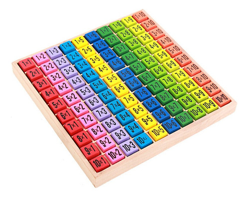 Tablas De Multiplicar Montessori Bebe De Tabla