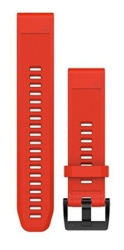 Imagem 3 de 4 de Pulseira Garmin Quickfit 22 Fenix 5 935 Silicone Vermelho