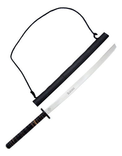 Espada Inox Katana Cabo Chifre Com Bainha