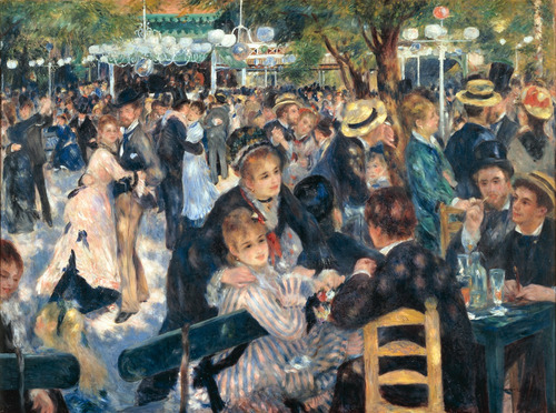 Cuadro Decorativo Baile Moulin De La Galette Renoir 110x80