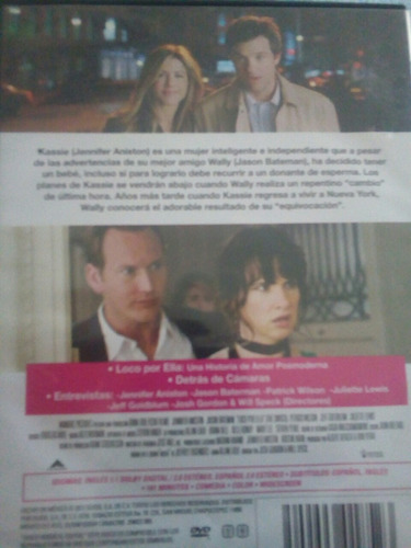Jennifer Aniston Dvd Loco Por Ella The Switch Jason Bateman