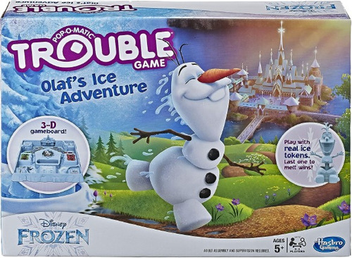 Juego De Mesa Trouble Disney Frozen Olaf Aventura Importado