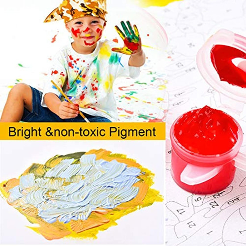 Imagen 2 de 7 de Kit De Pintura Al Óleo Sobre Lienzo Por Números