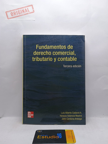 Fundamentos De Derecho Comercial Tributario Y Contable 3ed