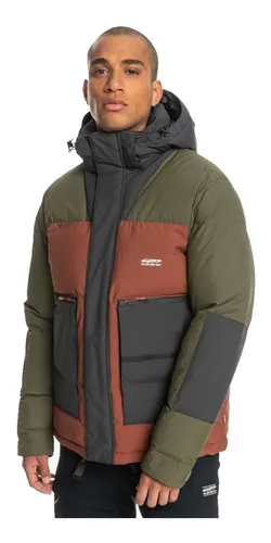 Campera Quiksilver Nomad Hombre Con Capucha, Otoño