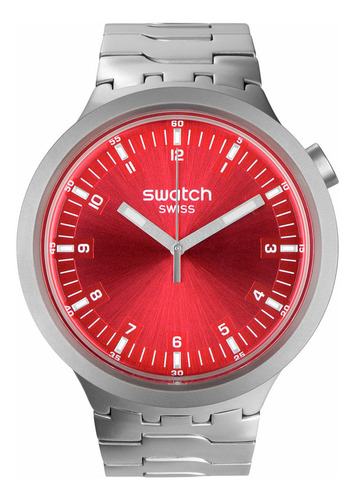 Reloj Swatch Scarlet Shimmer De Acero Sb07s104g Ss