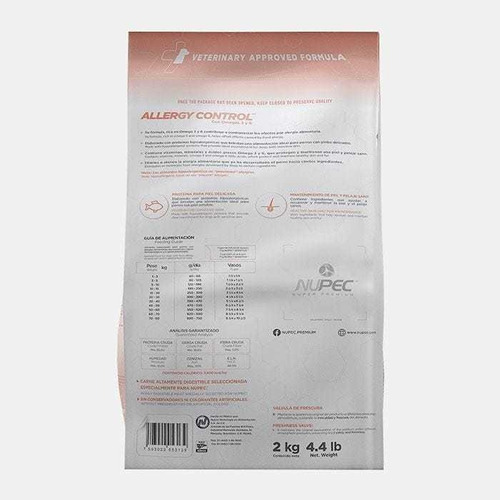 Imagen 2 de 4 de Croquetas Nupec Sensitive Perros Razas Medianas Grandes 8kg