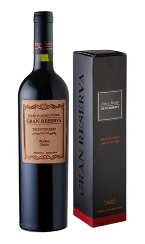 Vino Gran Reserva Bicentenario Malbec Jorge Rubio 750ml