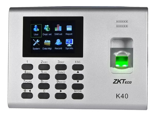 Zkteco K40 - Control De Acceso Y Asistencia Con Batería