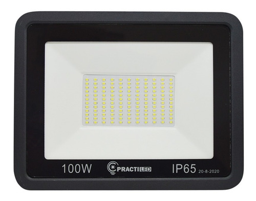 Imagen 1 de 6 de Reflector Led 100w Exterior Cancha Futbol Blanco Frio
