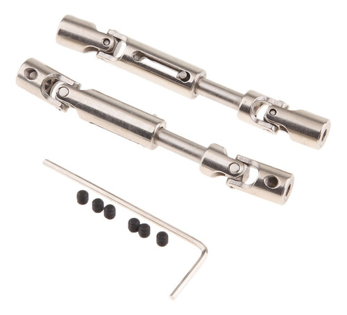 2 Unids Metal Drive Shaft Repuestos Accesorio For Wpl Rc