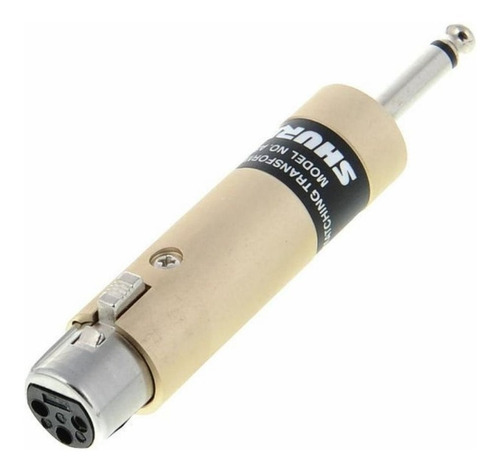 Adaptador De Linea Shure A85f Transformador  Xlr A Plug