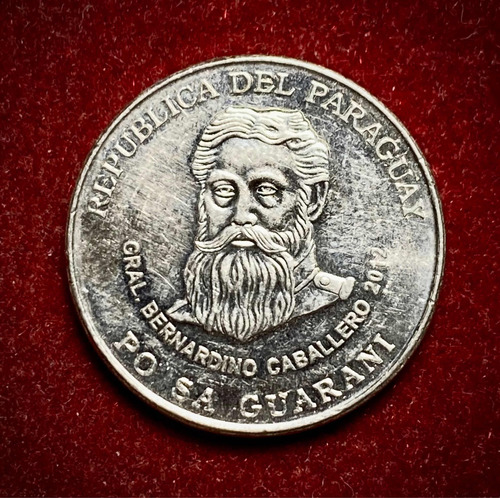 Moneda 500 Guaraníes Paraguay 2012 Km 195a Caballero