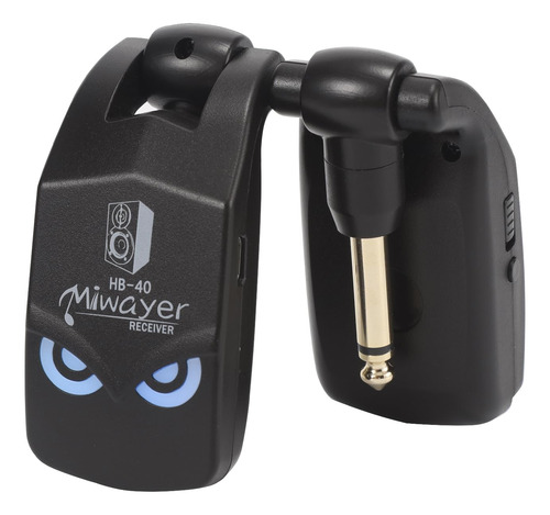 Sistema De Guitarra Inalámbrico Miwayer Hb-40 Negro 2.4 Ghz