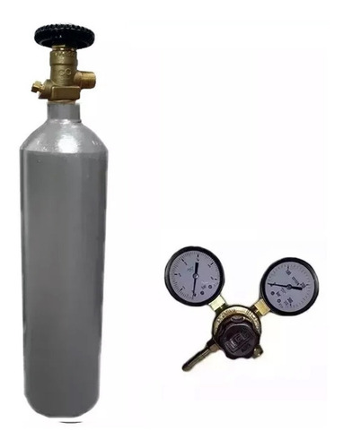 Tubo De Co2 1/2 + Regulador Carbonatar Cerveza Sin Carga