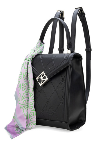 Bolsa Backpack Cloe Anahila Chico Color Negro