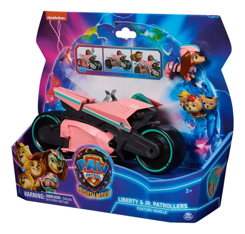 Paw Patrol La Superpelícula, Motocicleta De Juguete Liberty Color Rosa