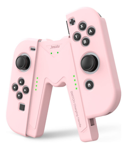 Pack De Carga Joy-con Rosa Para Nintendo Switch Y Oled