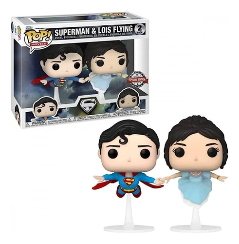 Funko Pop Superman Y Lois Flying - Superman (2 Pack) Dc