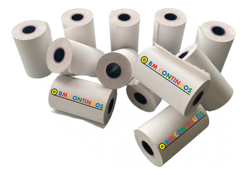 10 Rollos De Papel Para Impresora Térmica 58mm Bluetooth Usb